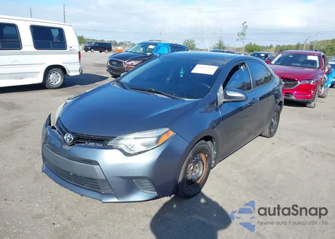 2015 Toyota Corolla L z USA, uszkodzony, nr VIN 2T1BURHE2FC332263